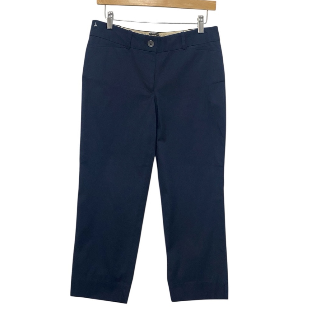 Talbots Perfect Crop Navy Blue Capri Pants  - Like New - Size 6P